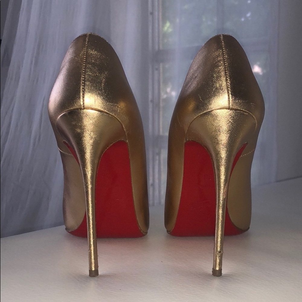 Gold So Kate Heels